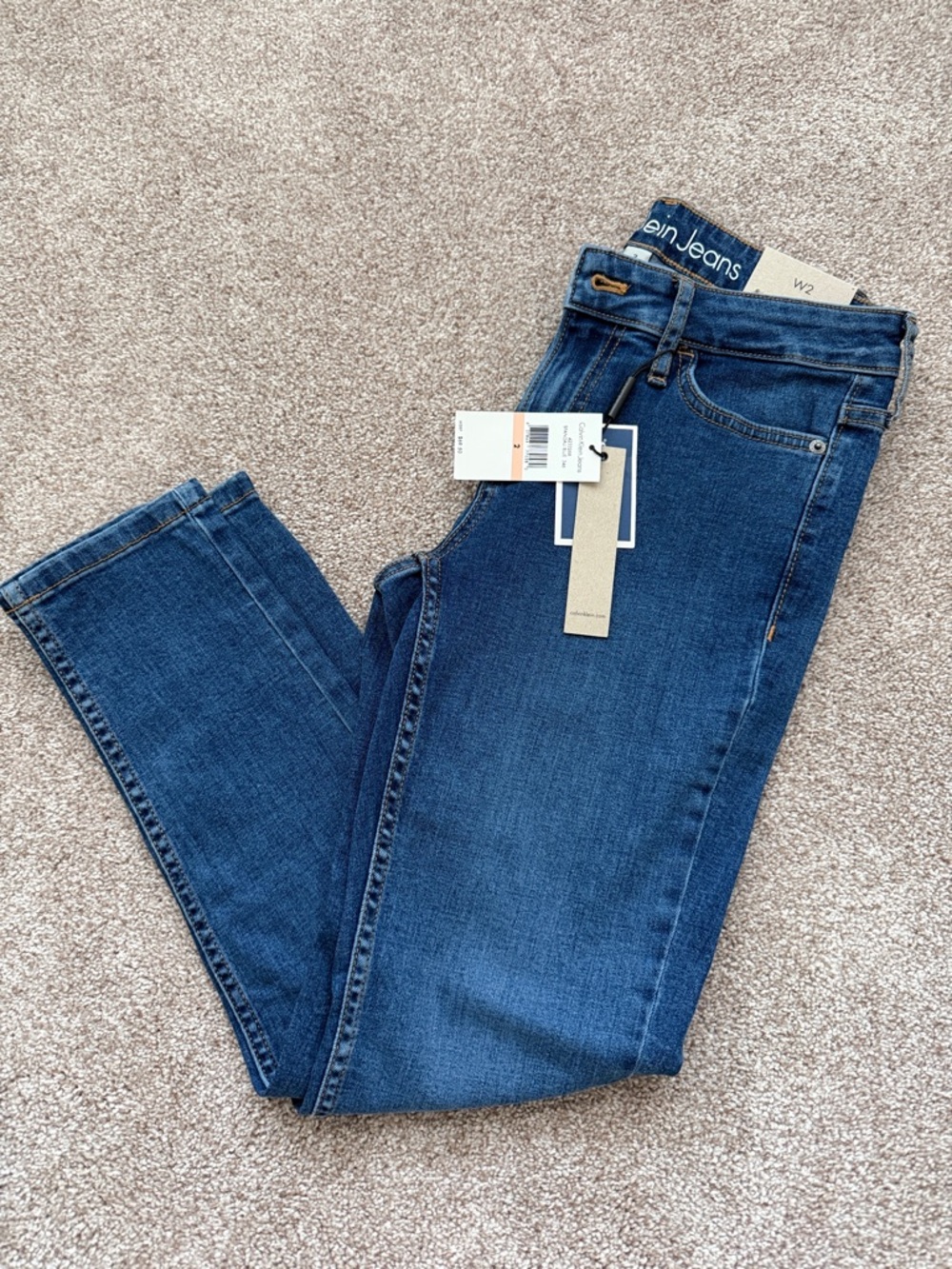 Calvin Klein Women’s Medium Blue Skinny Capri Jeans